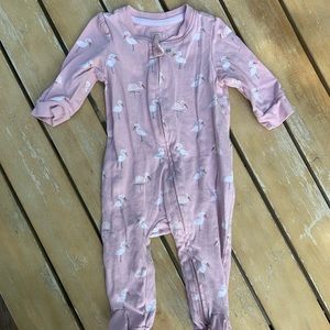 0-3mo onesie pajamas with footies